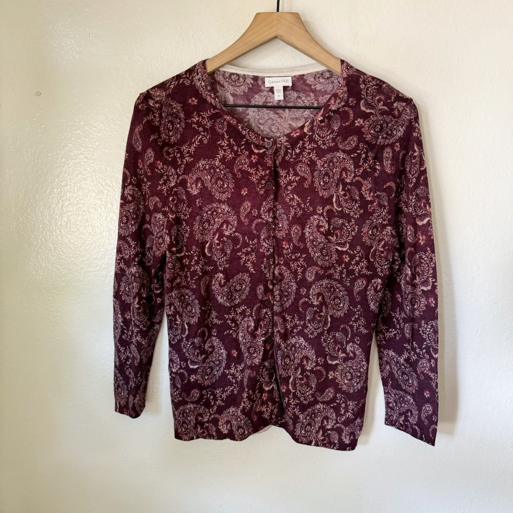 Garnet Hill | Signature Eco Merino Cardigan